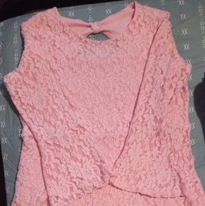 Justice Lace Bow Back Dress